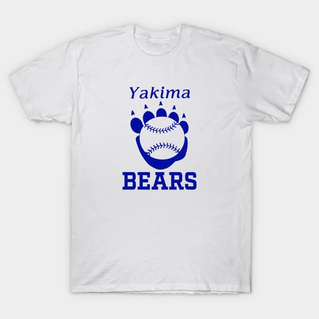Defunct Yakima Bears Baseball 1990 T-Shirt by LocalZonly